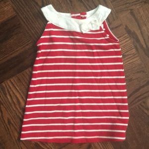 18-24 month Gymboree red and white stripe tank top